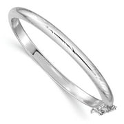 4mm 925 Sterling Silver Textured Polished Safety clasp Just Like Mommy Text. With-Safety Hinged Teen Bangle Bracelet Cuf